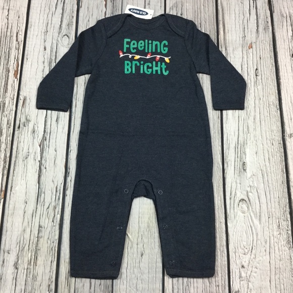 Old Navy 0 3 6 Month Christmas Lights Romper - Picture 1 of 5